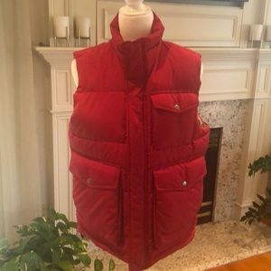 J.Crew red puffer vest